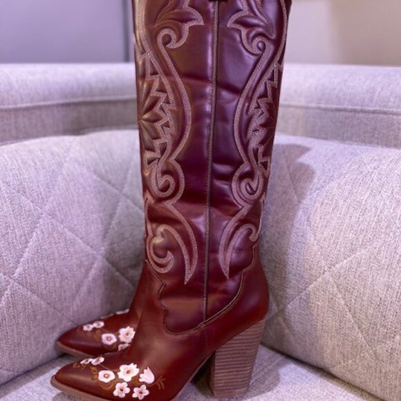 Rodeo Ready Steve Madden Lashes Cowboy boot - Picture 2 of 10